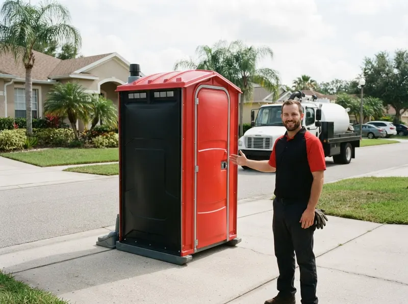 Deluxe Flushable Unit in Tampa, FL